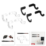 Maxbell Acrylic Baseball Bat wall mount hanger Rack, to display case transparent