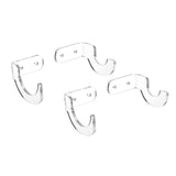 Maxbell Acrylic Baseball Bat wall mount hanger Rack, to display case transparent