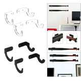 Maxbell Acrylic Baseball Bat wall mount hanger Rack, to display case transparent