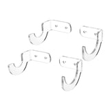 Maxbell Acrylic Baseball Bat wall mount hanger Rack, to display case transparent