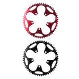 Maxbell 110BCD Bike Narrow Wide Chainring 50-60T for Sprocket Crankset Black 50T