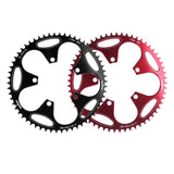 Maxbell 110BCD Bike Narrow Wide Chainring 50-60T for Sprocket Crankset Black 50T