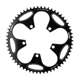 Maxbell 110BCD Bike Narrow Wide Chainring 50-60T for Sprocket Crankset Black 50T