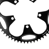 Maxbell 110BCD Bike Narrow Wide Chainring 50-60T for Sprocket Crankset Black 50T