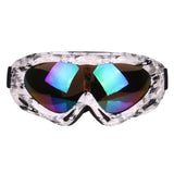 Maxbell Anti-fog Skiing Snowboard Goggles Ski Sunglasses Snow Glasses Black white