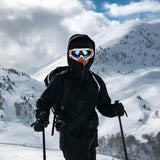 Maxbell Anti-fog Skiing Snowboard Goggles Ski Sunglasses Snow Glasses Black white
