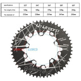 Maxbell Folding Bike Chainwheel 7-10 Speed 130BCD Road Bicycle Chainring Replacement 52T