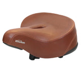 Maxbell Comfort Wide Big Bum Soft Cruiser Bike Saddle Bicycle Seat Cushion Pad brown
