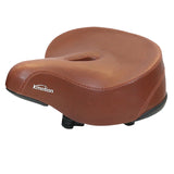 Maxbell Comfort Wide Big Bum Soft Cruiser Bike Saddle Bicycle Seat Cushion Pad brown