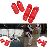 Maxbell Shin Instep Protectors Leg Protector Foot Protector Taekwondo Boxing XL Red