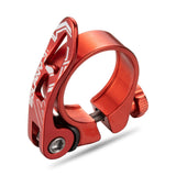 Maxbell Bicycle Seatpost Clamp Aluminum for Mountain Bike Cycling Parts 34.9mm Red