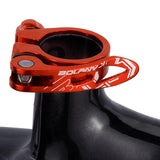 Maxbell Bicycle Seatpost Clamp Aluminum for Mountain Bike Cycling Parts 34.9mm Red