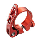 Maxbell Bicycle Seatpost Clamp Aluminum for Mountain Bike Cycling Parts 34.9mm Red