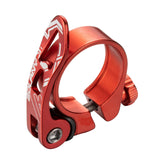 Maxbell Bicycle Seatpost Clamp Aluminum for Mountain Bike Cycling Parts 34.9mm Red