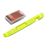Maxbell 8pcs Adhesive Bike No-Glue Tire Puncture Patch Repair Kit Yellow Tire Lever