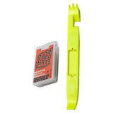 Maxbell 8pcs Adhesive Bike No-Glue Tire Puncture Patch Repair Kit Yellow Tire Lever