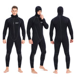 Maxbell 3mm Neoprene Wetsuit Hooded Diving Suit for Snorkeling Scuba Swim Fishing L