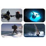 Maxbell 3mm Neoprene Wetsuit Hooded Diving Suit for Snorkeling Scuba Swim Fishing L