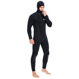Maxbell 3mm Neoprene Wetsuit Hooded Diving Suit for Snorkeling Scuba Swim Fishing L