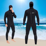 Maxbell 3mm Neoprene Wetsuit Hooded Diving Suit for Snorkeling Scuba Swim Fishing L