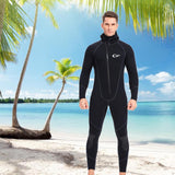 Maxbell 3mm Neoprene Wetsuit Hooded Diving Suit for Snorkeling Scuba Swim Fishing L
