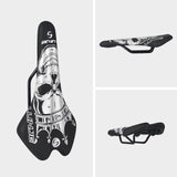 Maxbell Road Bike Saddle Racing Saddle Sport Mountain Bike Soft Cushion Silver