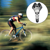 Maxbell Road Bike Saddle Racing Saddle Sport Mountain Bike Soft Cushion Silver