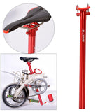 Maxbell Bike Seatpost Road Bicycle Seat Post Tube Repair Parts Red 27.2x400mm