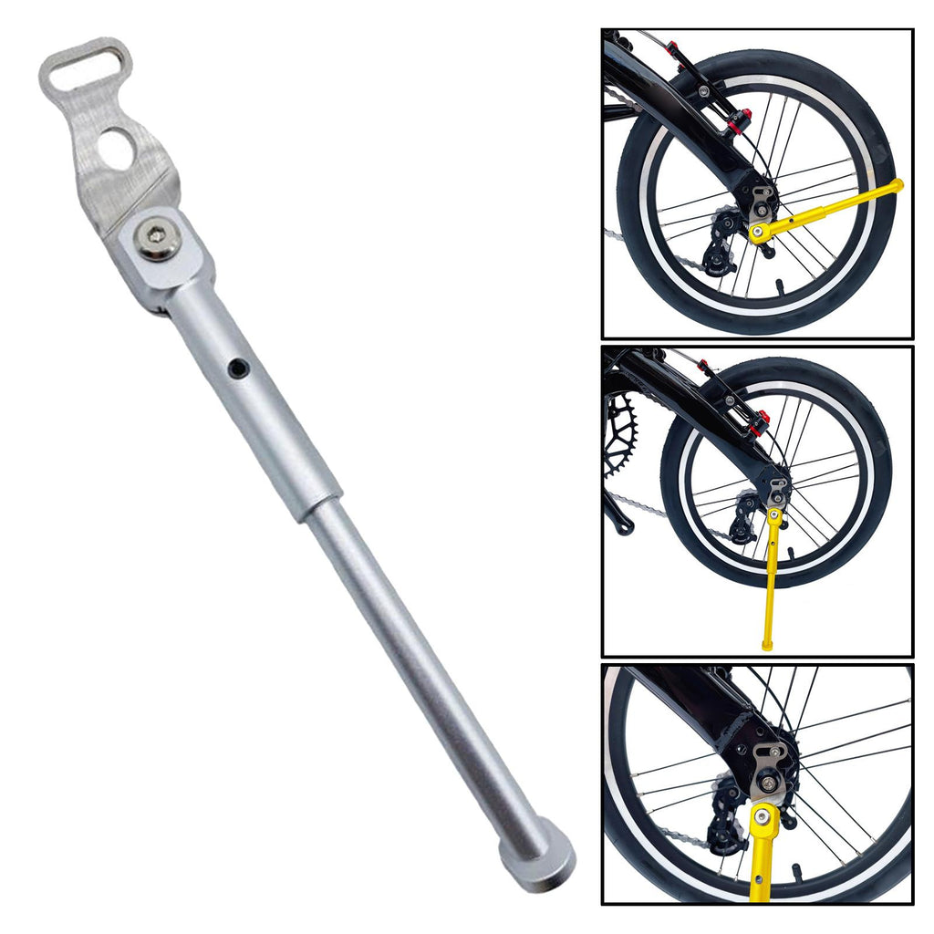 Maxbell Folding Bike Kickstand Kick Stand Bicycle Support Resting Prop  Silver