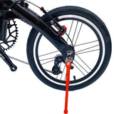 Maxbell Folding Bike Kickstand Anti-rust Foldable 16inch Bicycle Kick Stand Red