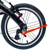 Maxbell Folding Bike Kickstand Anti-rust Foldable 16inch Bicycle Kick Stand Red