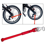 Maxbell Folding Bike Kickstand Anti-rust Foldable 16inch Bicycle Kick Stand Red