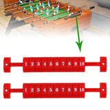 Maxbell 2x Foosball Counter Scoring Units Game Scoreboard Standard Foosball  Red