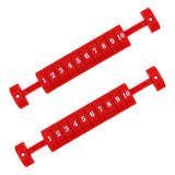 Maxbell 2x Foosball Counter Scoring Units Game Scoreboard Standard Foosball  Red