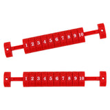 Maxbell 2x Foosball Counter Scoring Units Game Scoreboard Standard Foosball  Red