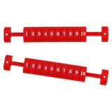 Maxbell 2x Foosball Counter Scoring Units Game Scoreboard Standard Foosball  Red