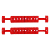 Maxbell 2x Foosball Counter Scoring Units Game Scoreboard Standard Foosball  Red