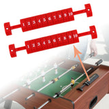 Maxbell 2x Foosball Counter Scoring Units Game Scoreboard Standard Foosball  Red