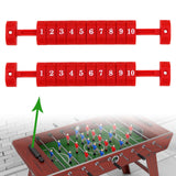 Maxbell 2x Foosball Counter Scoring Units Game Scoreboard Standard Foosball  Red