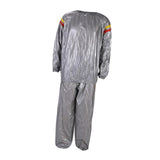 Maxbell Fitness Sauna Suit Women Men Quick Sweat Sweat Suit for Exercise XXL Silver