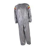 Maxbell Fitness Sauna Suit Women Men Quick Sweat Sweat Suit for Exercise XXL Silver