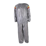 Maxbell Fitness Sauna Suit Women Men Quick Sweat Sweat Suit for Exercise XXL Silver