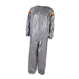 Maxbell Fitness Sauna Suit Women Men Quick Sweat Sweat Suit for Exercise XXL Silver
