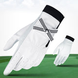 Maxbell 1 Pair Women Golf Gloves Bowknot Anti-Slip Ladies Gloves for Golfer 19 yards