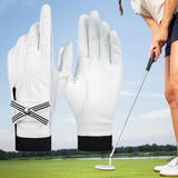 Maxbell 1 Pair Women Golf Gloves Bowknot Anti-Slip Ladies Gloves for Golfer 19 yards