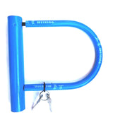Maxbell MTB Road Bike U Lock Cycling D Locks Electric Scooter Bicycle Wheel Lock  Blue