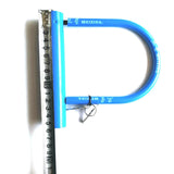 Maxbell MTB Road Bike U Lock Cycling D Locks Electric Scooter Bicycle Wheel Lock  Blue