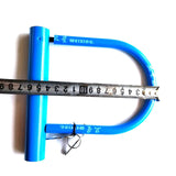 Maxbell MTB Road Bike U Lock Cycling D Locks Electric Scooter Bicycle Wheel Lock  Blue