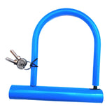 Maxbell MTB Road Bike U Lock Cycling D Locks Electric Scooter Bicycle Wheel Lock  Blue