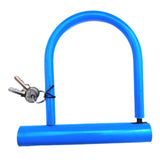 Maxbell MTB Road Bike U Lock Cycling D Locks Electric Scooter Bicycle Wheel Lock  Blue